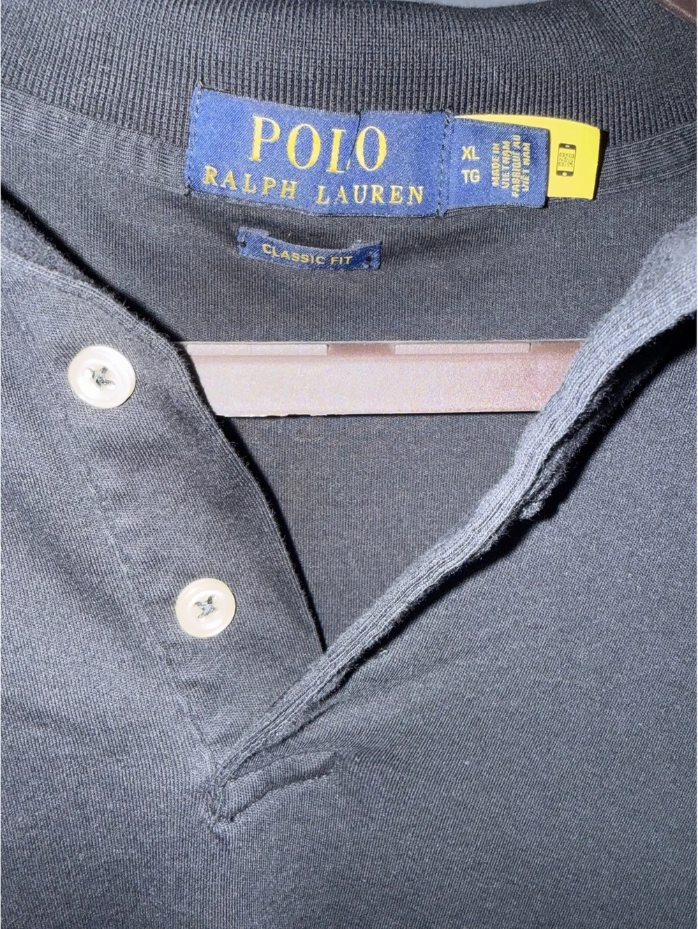 Polo Ralph Lauren Classic Fit Black Polo Shirt XL